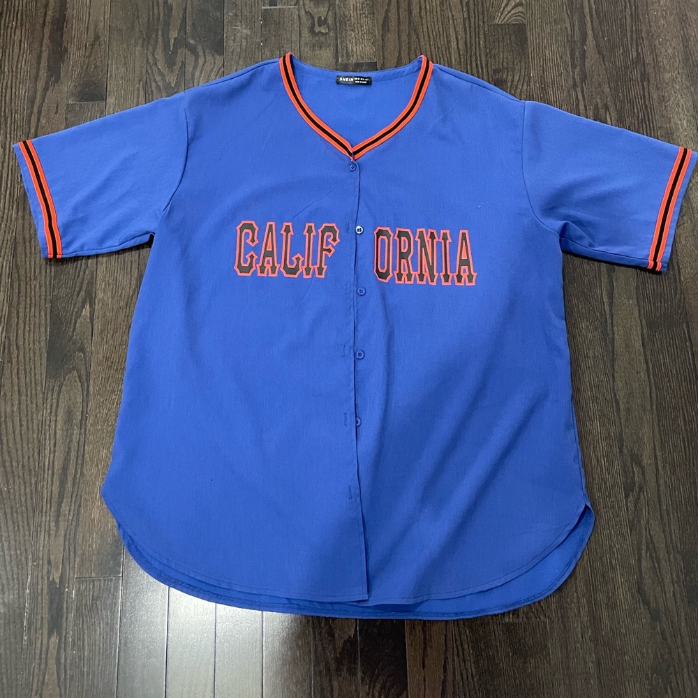 Blue Baseball Shirt